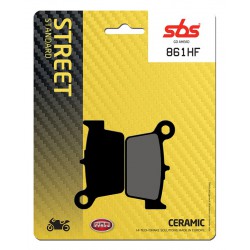 Rear brake pads SBS Beta  125 M4 2006 type HF