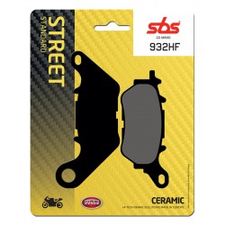 Zadní brzdové destičky SBS Yamaha YZF 250 R25 2015 - 2019 směs HF