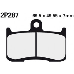 Přední brzdové destičky Nissin Kawasaki Z 1000 2003 - 2006 směs ST