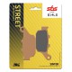 Zadní brzdové destičky SBS Buell XB9R 984 Firebolt 2002 - 2010 směs LS