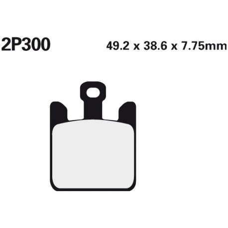 Přední brzdové destičky Nissin Kawasaki ZX-6R 636 Ninja (Rad.cal) 2003 - 2006 směs ST