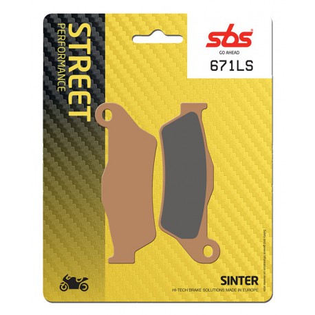 Rear brake pads SBS KTM  1050 Adventure 2015 - 2016 type LS