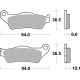 Bremsbeläge hinten SBS BMW S 1000 XR 2015 - 2019 typ LS