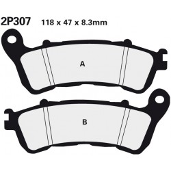 Front brake pads Nissin Honda CBF 1000 Limited Edition ABS 2009 - 2014 type ST