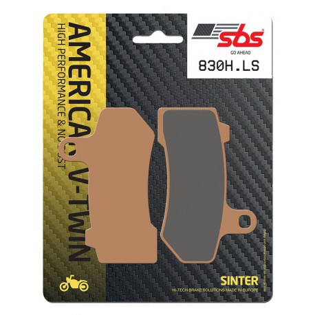 Zadní brzdové destičky SBS Harley-Davidson FLHX 1584 Street Glide 2008 - 2010 směs LS