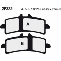 Front brake pads Nissin Aprilia RSV-4RR 1000 2015 -  type ST
