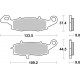 Zadní brzdové destičky SBS Suzuki M 1800 R Intruder 2006 - 2016 směs LS