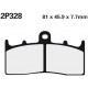 Vorne bremsbeläge Nissin BMW R 1150 R Rockster 2003 -  typ ST