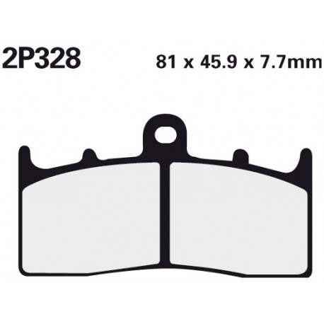 Vorne bremsbeläge Nissin BMW R 1150 R Rockster 2003 -  typ ST