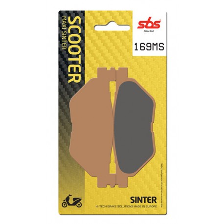 Rear brake pads SBS Yamaha XP 530 TMAX DX 2017 - 2019 type MS