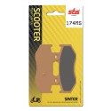 Zadní brzdové destičky SBS Suzuki AN 400 Burgman 2001 - 2006 směs MS