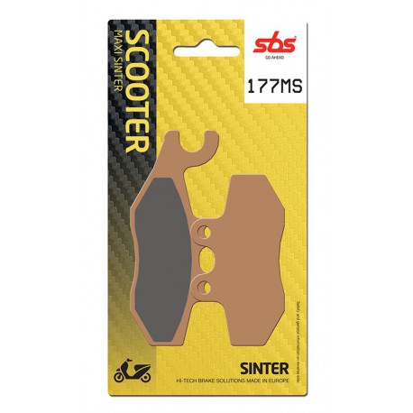 Zadní brzdové destičky SBS Piaggio  250 Beverly 2007 - 2008 směs MS