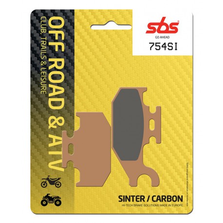 Zadní brzdové destičky SBS Can-Am  400 Outlander MAX STD Left/Rear 2007 - 2013 směs SI