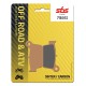 Zadní brzdové destičky SBS Sherco SE 510 5.1i Enduro 2006 - 2011 směs SI
