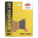 Zadní brzdové destičky SBS Husaberg FE 570  2009 - 2013 směs SI