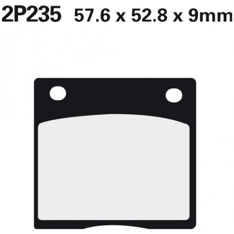 Zadní brzdové destičky Nissin Suzuki GS 1000 EC, EN, HC, S 1978 směs NS