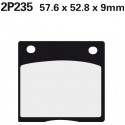 Zadní brzdové destičky Nissin Suzuki GSX 1000 S, Katana 1982 - 1984 směs NS