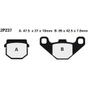 Zadné brzdové doštičky / obloženie Nissin Suzuki RM 80 L,M,N,P,R,S 1990 - 1995 směs NS