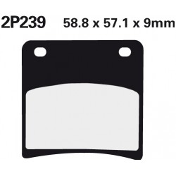 Zadní brzdové destičky Nissin Suzuki GSX 1100 GM,GN,GP 1991 - 1993 směs NS