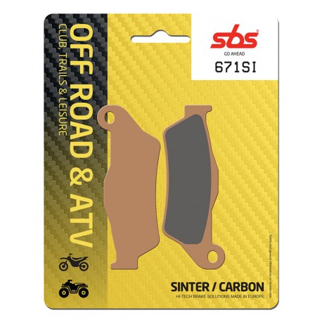 Front brake pads SBS KTM SX-F 350  2011 - 2019 type SI