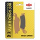 Přední brzdové destičky SBS Yamaha YZ 450 F 2008 - 2009 směs SI