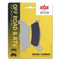 Přední brzdové destičky SBS TM MX 250  2005 - 2019 směs CS