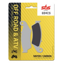 Front brake pads SBS Suzuki RM-Z 450 Efi 2018 - 2019 type CS