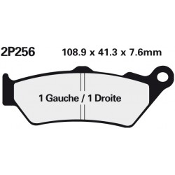 Zadní brzdové destičky Nissin Triumph 2300 Rocket X 2015 -  směs NS