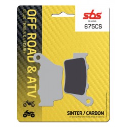 Zadné brzdové doštičky / obloženie SBS KTM SX 380  1998 - 2002 směs CS