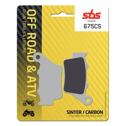 Zadní brzdové destičky SBS TM  250 E 1995 - 2000 směs CS