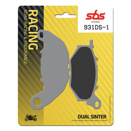 Vorne bremsbeläge SBS Yamaha YZF 250 R25 2015 - 2019 typ DS