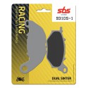 Vorne bremsbeläge SBS Yamaha YZF 321 R3 2015 - 2019 typ DS