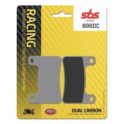 Přední brzdové destičky SBS Suzuki GSX-R 600  2006 - 2010 směs DC