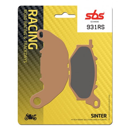 Vorne bremsbeläge SBS Yamaha YZF 250 R25 2015 - 2019 typ RS