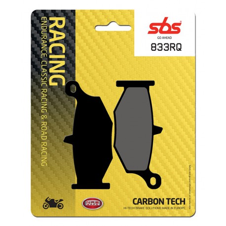 Zadní brzdové destičky SBS Suzuki GSX-R 600  2006 - 2010 směs RQ