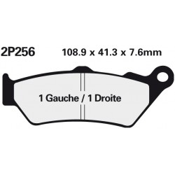 Front brake pads Nissin BMW G 650 Xcountry 2007 -  type NS