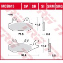 Front brake pads TRW / Lucas Can-Am  800 Commander 2011 -  type SI