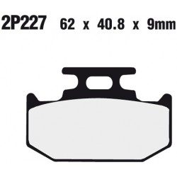 Zadní brzdové destičky Nissin Yamaha YZ 250 A 1990 směs ST