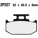 Zadní brzdové destičky Nissin Yamaha YZ 250 WRA,WRB 1990 - 1991 směs ST