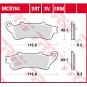 Vorne bremsbeläge TRW / Lucas Honda VTX 1800 C 2001 - 2008 typ SRT