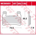 Front brake pads TRW / Lucas Kawasaki ZX-6R 636 Ninja KRT Edition 2016 - 2017 type SRT