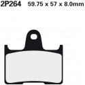 Zadní brzdové destičky Nissin Harley-Davidson XL 1200 X Forty-Eight 2014 -  směs ST