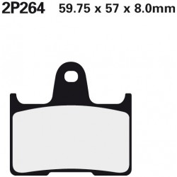 Rear brake pads Nissin Honda CB 1300 SF 1998 -  type ST