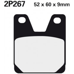 Zadní brzdové destičky Nissin Yamaha YZF 1000 R1 1998 - 2001 směs ST