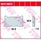 Front brake pads TRW / Lucas Honda CRF 1000 L Africa Twin 2017 -  type SV