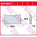 Front brake pads TRW / Lucas Honda CRF 1000 L Africa Twin 2017 -  type SV
