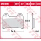 Přední brzdové destičky TRW / Lucas Moto Guzzi V7 750 III Stone 2017 -  směs SV