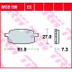 Přední brzdové destičky TRW / Lucas PGO  90 Tornado 1996 - 