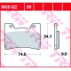 Front brake pads TRW / Lucas Yamaha TDM 850  1996 - 2001