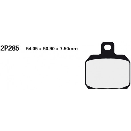 Rear brake pads Nissin Ducati 1199 Panigale S 2012 - 2014 type ST